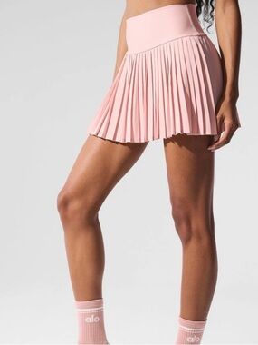 ALO Grand Slam Tennis Skirt, Pink Quartz - Limited edition - size large